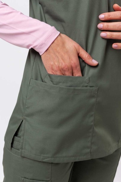 Women's Cherokee Originals scrubs set (V-neck top, N.Rise trousers) olive-5