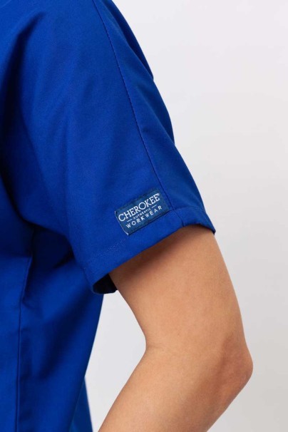 Women's Cherokee Originals scrubs set (V-neck top, N.Rise trousers) galaxy blue-6