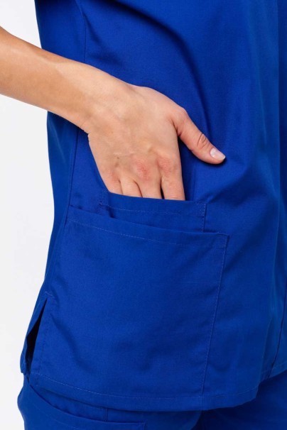 Women's Cherokee Originals scrubs set (V-neck top, N.Rise trousers) galaxy blue-7