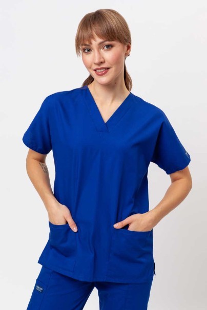 Women's Cherokee Originals scrubs set (V-neck top, N.Rise trousers) galaxy blue-3
