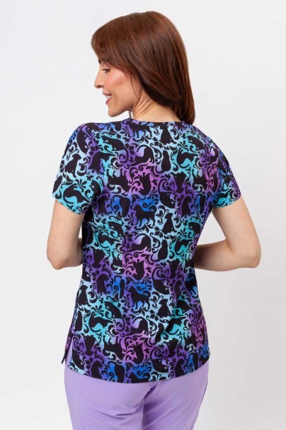Women’s Maevn Prints scrub top Love In Every Paw-2