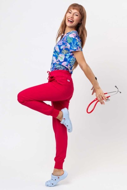 Women’s Maevn Prints scrub top Summer Tides-8