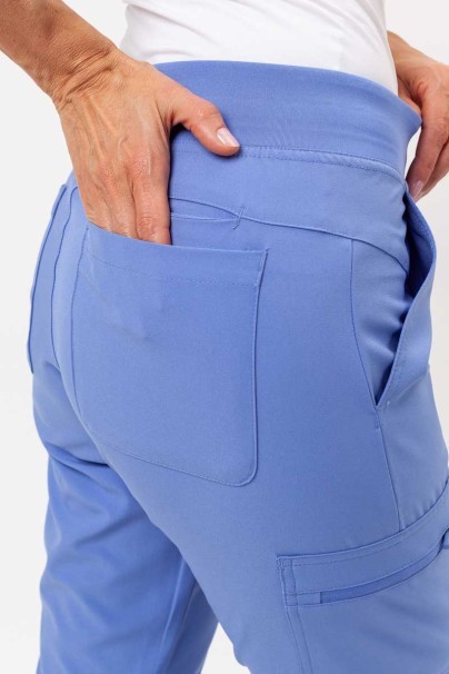 Women's Maevn Momentum scrubs set (Dolman top, Flare Leg trouser) ceil blue-11