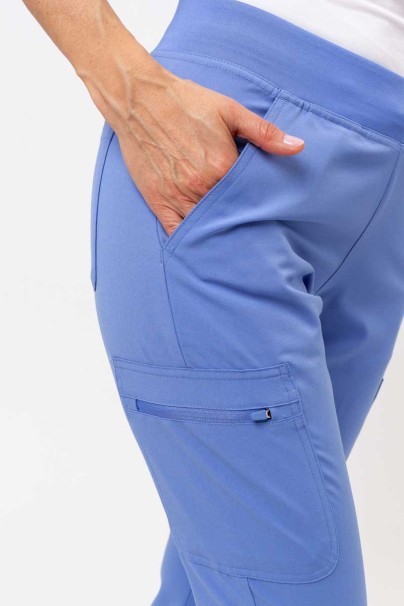 Women's Maevn Momentum scrubs set (Dolman top, Flare Leg trouser) ceil blue-12