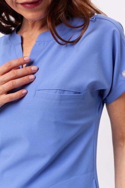 Women's Maevn Momentum Dolman scrub top ceil blue-4