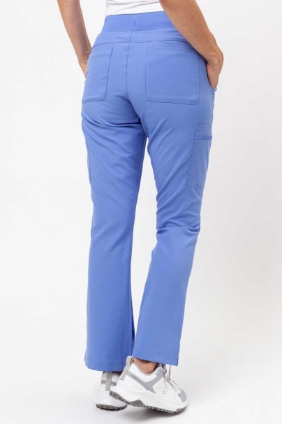 Women's Maevn Momentum Flare Leg jogger scrub trousers ceil blue-2
