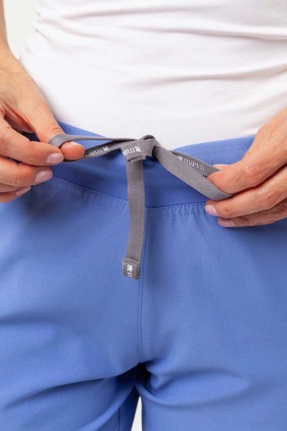 Women's Maevn Momentum Flare Leg jogger scrub trousers ceil blue-5