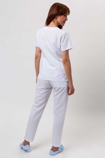 Women's Sunrise Uniforms Premium Pride scrub trousers white-7