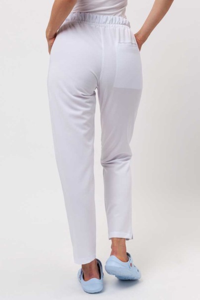 Women's Sunrise Uniforms Premium scrubs set (Aura top, Pride trousers) white-8