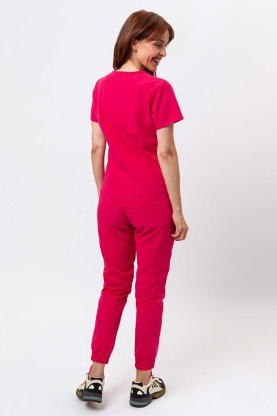 Women's Sunrise Uniforms Premium Vibe scrub jogger trousers raspberry-8