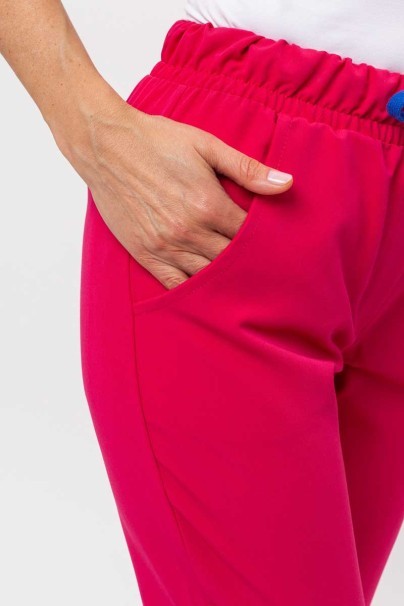 Women's Sunrise Uniforms Premium Pride scrub trousers raspberry-4