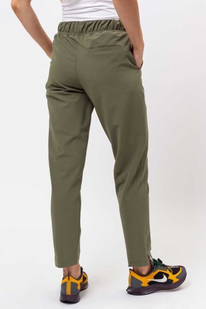 Women's Sunrise Uniforms Premium scrubs set (Aura top, Pride trousers) olive-7