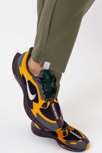 Women's Sunrise Uniforms Premium scrubs set (Aura top, Pride trousers) olive-10