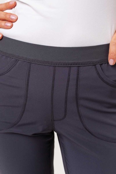 Women's Cherokee Infinity Slim Pull-on scrub trousers pewter-5