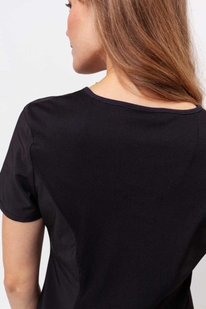 Women's Cherokee Infinity Round Neck scrub top black-4