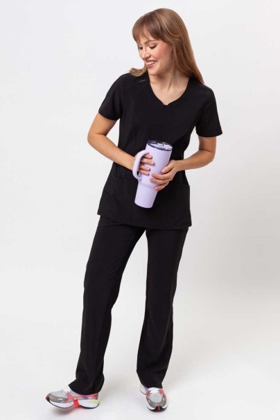 Women's Cherokee Infinity Slim Pull-on scrub trousers black-9
