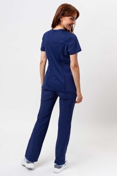 Women's Cherokee Infinity Round Neck scrub top navy-8