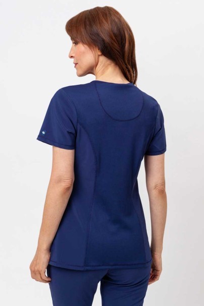 Women's Cherokee Infinity Round Neck scrub top navy-2