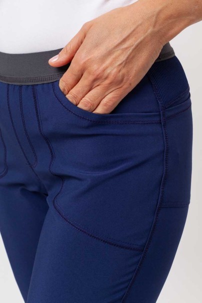 Women's Cherokee Infinity Slim Pull-on scrub trousers navy-3