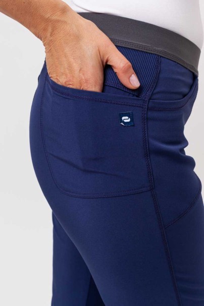 Women's Cherokee Infinity Slim Pull-on scrub trousers navy-5