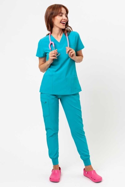 Women's Uniforms World 309TS™ Valiant scrub trousers teal blue-9
