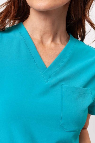 Women’s Uniforms World 309TS™ Valiant scrubs set teal blue-5
