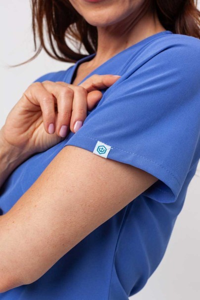Women's Uniforms World 309TS™ Valiant scrub top ceil blue-4