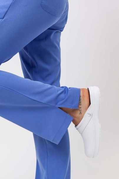 Women's Healing Hands Rebecca Flare scrub trousers ceil blue-7