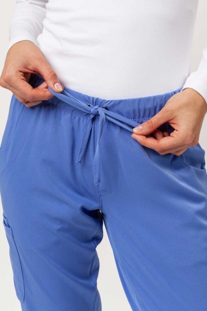 Women's Healing Hands scrubs set (Monica top, Rebecca trousers) ceil blue-11