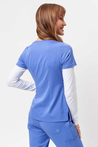 Women's Healing Hands scrubs set (Monica top, Rebecca trousers) ceil blue-4