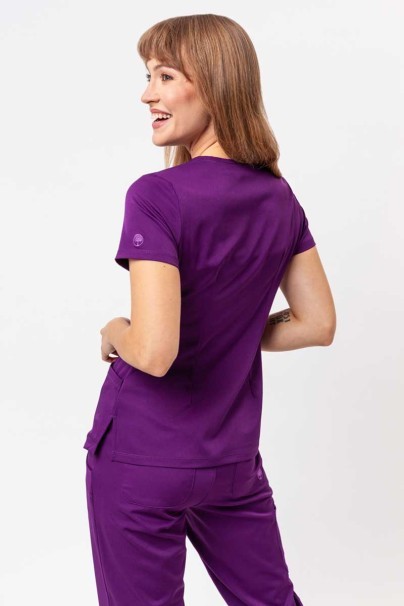 Women's Healing Hands scrubs set (Monica top, Rebecca trousers) eggplant-4