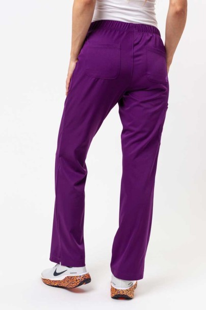 Women's Healing Hands scrubs set (Monica top, Rebecca trousers) eggplant-9