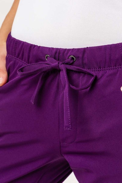 Women's Healing Hands scrubs set (Monica top, Rebecca trousers) eggplant-12