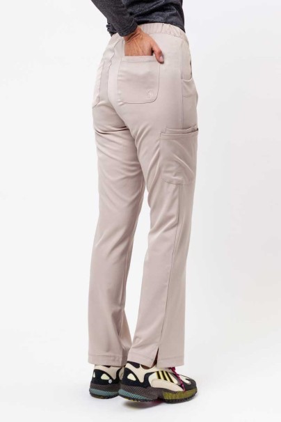 Women's Healing Hands Rebecca Flare scrub trousers khaki-3