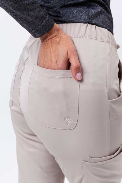 Women's Healing Hands Rebecca Flare scrub trousers khaki-5