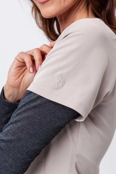 Women's Healing Hands scrubs set (Monica top, Rebecca trousers) khaki-5