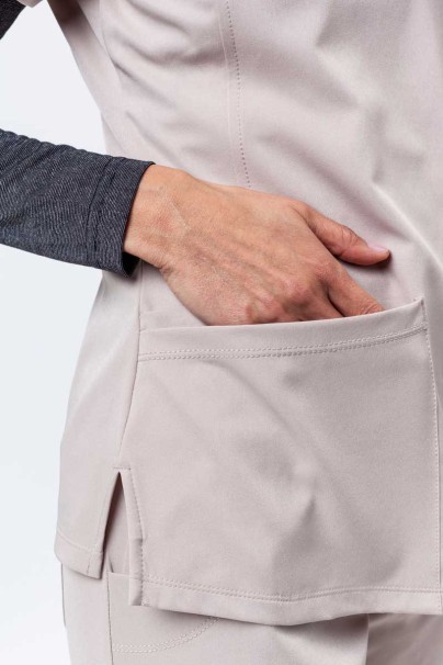 Women's Healing Hands scrubs set (Monica top, Rebecca trousers) khaki-7