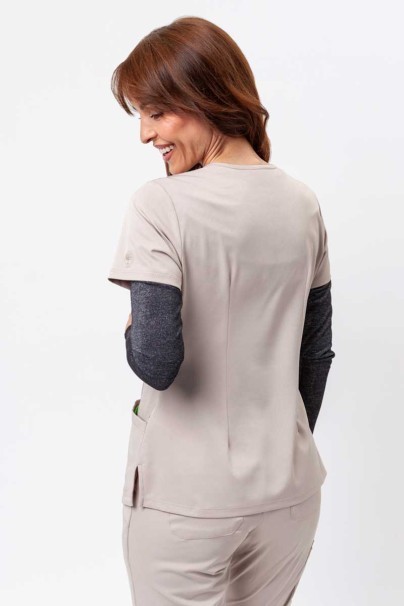 Women's Healing Hands scrubs set (Monica top, Rebecca trousers) khaki-3