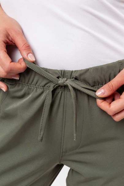 Women's Healing Hands Rebecca Flare scrub trousers olive-7