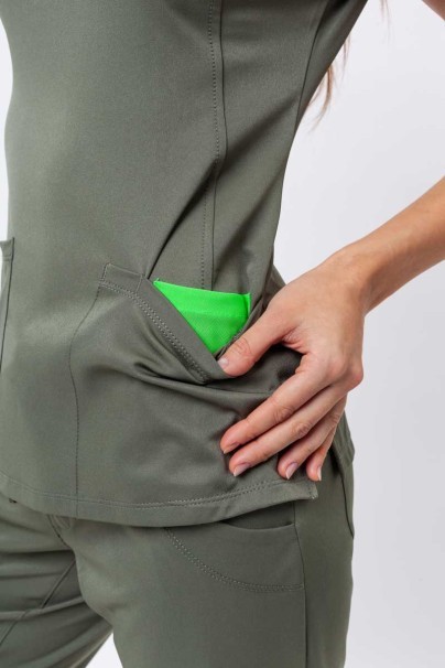 Women's Healing Hands scrubs set (Monica top, Rebecca trousers) olive-7