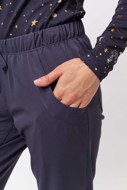 Women's Healing Hands scrubs set (Monica top, Rebecca trousers) pewter-11