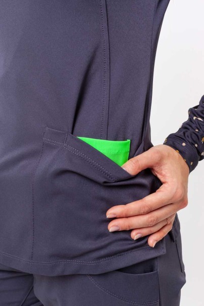 Women's Healing Hands scrubs set (Monica top, Rebecca trousers) pewter-6