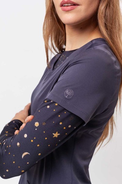 Women's Healing Hands scrubs set (Monica top, Rebecca trousers) pewter-5