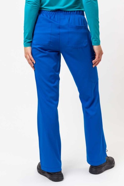 Women's Healing Hands Rebecca Flare scrub trousers royal blue-2