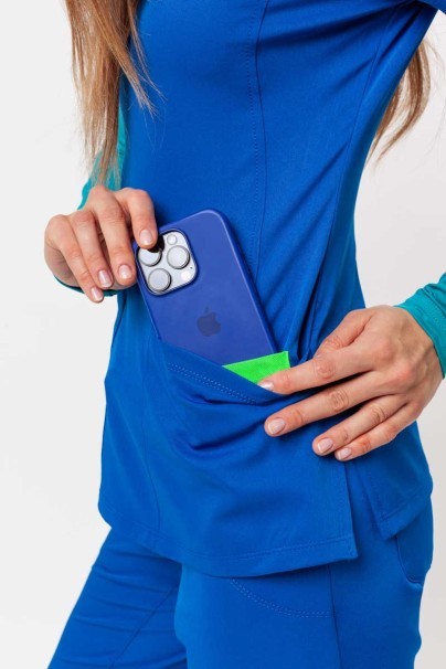 Women's Healing Hands scrubs set (Monica top, Rebecca trousers) royal blue-9