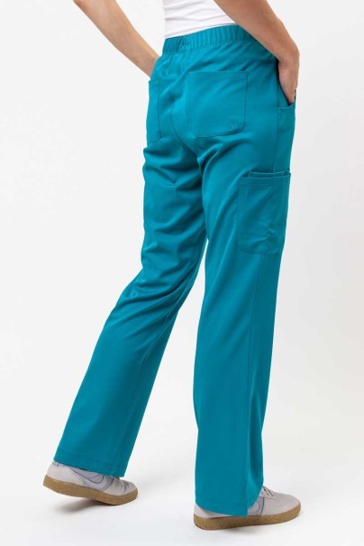 Women's Healing Hands scrubs set (Monica top, Rebecca trousers) teal blue-8