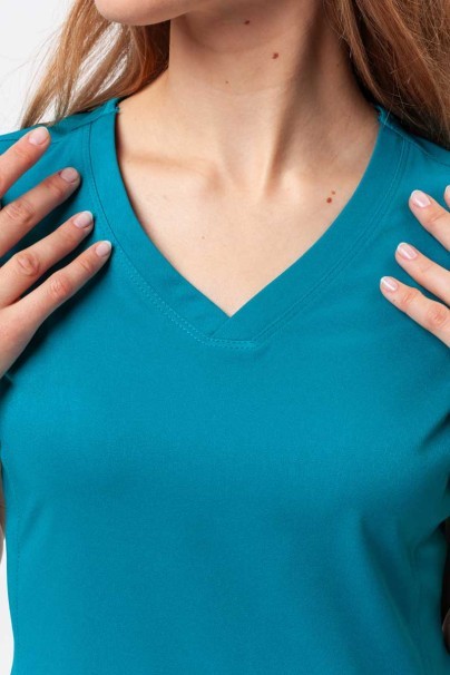 Women's Healing Hands scrubs set (Monica top, Rebecca trousers) teal blue-4