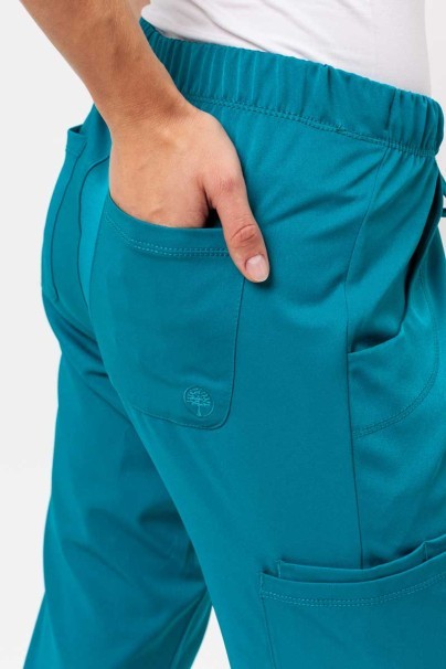 Women's Healing Hands scrubs set (Monica top, Rebecca trousers) teal blue-10