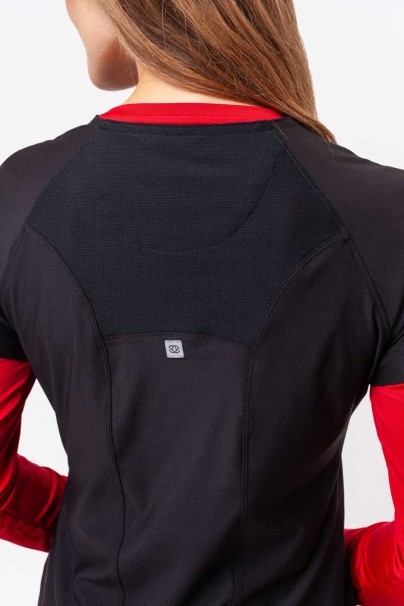 Women's Maevn Embrace Luna scrub top black-4