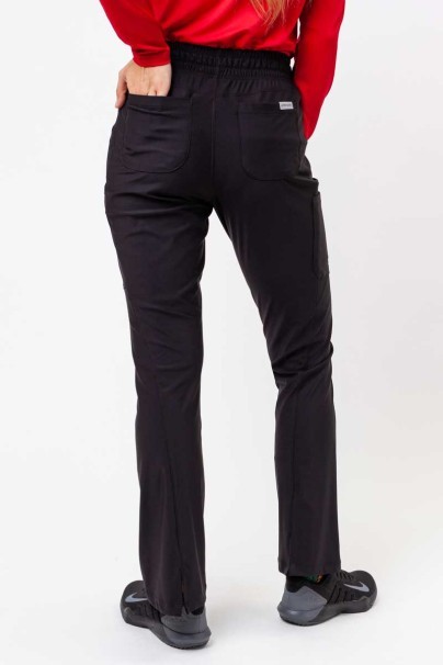 Women's Maevn Embrace scrubs set (Luna top, Nora trousers) black-7